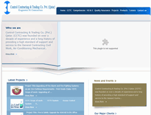 Tablet Screenshot of cctcqatar.com